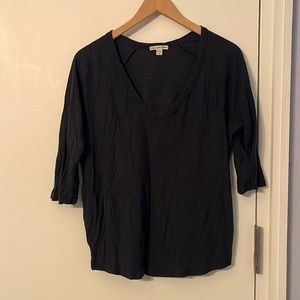 Dark teal James Perse soft cotton shirt